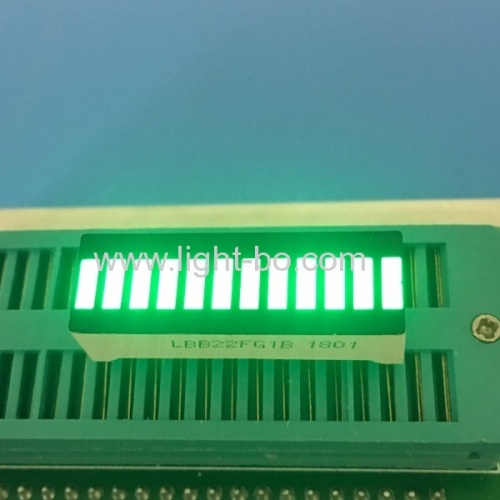 array di barre led verde puro ad alta luminosità a 12 segmenti per cruscotto