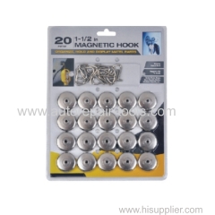 20 Pcs 1-1/2" Magnetic Hook