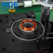 Automatic double side electric motor stator coil lacer equipment