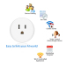 LaneTop Mini WiFi Smart Outlet Timing Switch Energy Monitoring No Hub Required X6 US