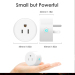 LaneTop Mini WiFi Smart Outlet Timing Switch Energy Monitoring No Hub Required X6 US