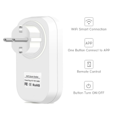 LaneTop EU Standard Smart Plug Wi-Fi Control No Hub Required Compatible with Alexa and Google X4