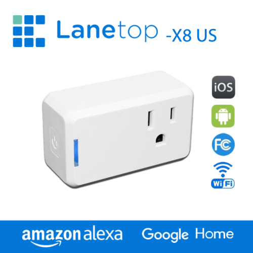 Wireless smart socket Outlet with Timing Function Control Your Devices from Anywhere Via Free APP X8 US