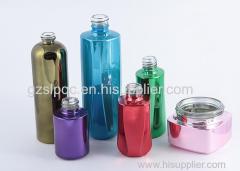 Cosmetic bottle electroplating cosmetic bottle UV vacuum electroplating