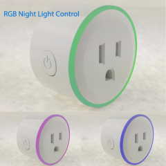 Mini Wi-Fi Smart Socket Outlet US Plug Turn ON/OFF Electronics from Anywhere With RGB Lighting X1 US