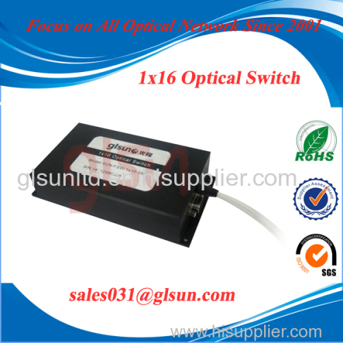GLSUN 1×N Rotary Optical Switch Mechanical Optical Switch