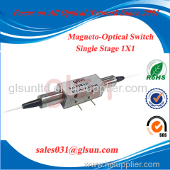 GLSUN Single Stage 1x1 Magneto Optical Switch Ultra-fast Optical Switch