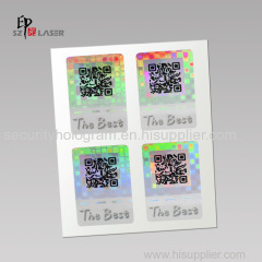 Color shifting Brand Logo Custom 3d Hologram Sticker with SGS Verified