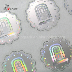 Shiny Self adhesive anti fake custom 3d hologram sticker