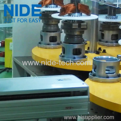 Stator automatic production assembly line