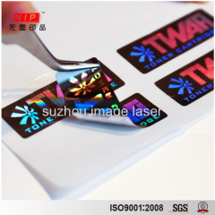 Custom design 3d hologram logo maker for security sticker