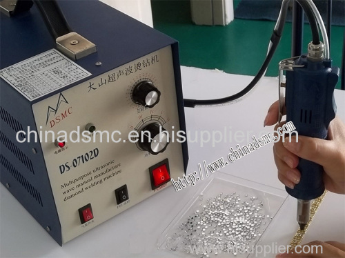 Ultrasonic hot fix rhinestone machinery