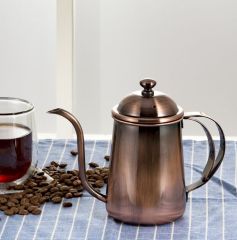 Stainless Steel Long Mouth Coffee Pot