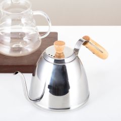 stainless steel long spout pour over coffee pot