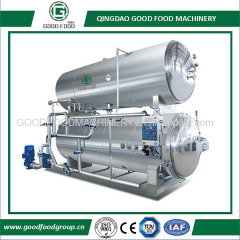 Water Immersion + Steam Rotary Retort Sterilizer/Sterilization Retort/Sterilizing/Autoclave Sterilizer