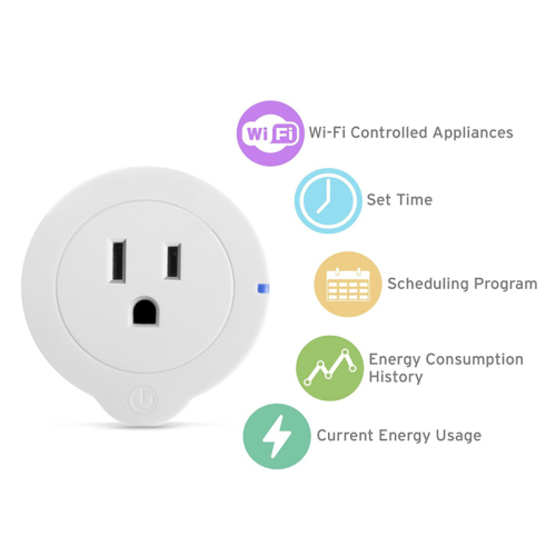 WiFi Smart Plug Mini Outlet with Energy Monitoring