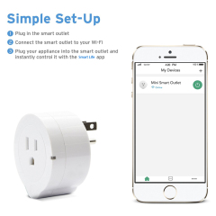 WiFi Smart Plug Mini Outlet with Energy Monitoring