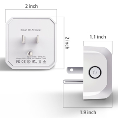 Wifi Mini Smart Outlet Compatible with Alexa Echo & Google Home