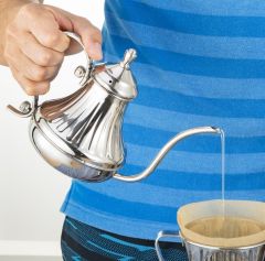304 stainless steel coffee pot