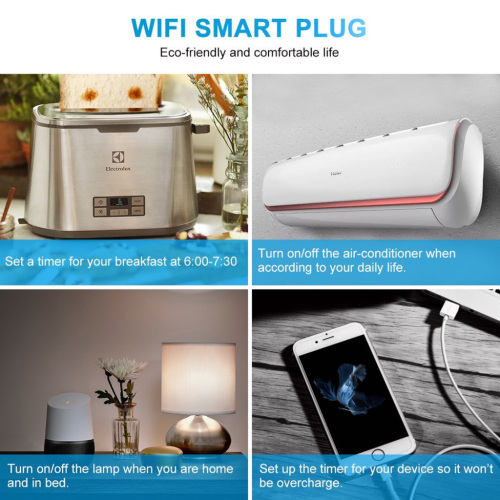 European Standard 2.4G Wireless WIFI Smart Timer Socket