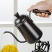 Long Mouth Coffee Pot with Wooden handle