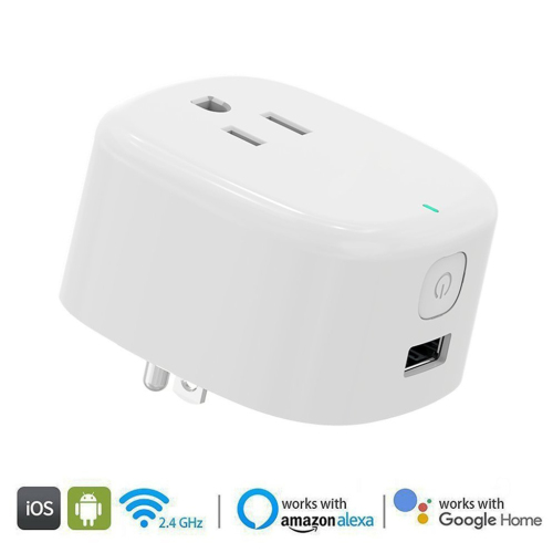 WiFi Control Smart Timer Outlet with USB Port