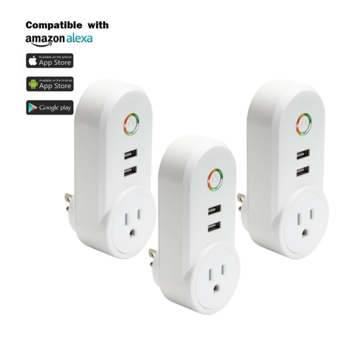 WiFi Remote Control Smart Wall Socket With 2 USB