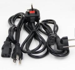 Bsi Approval BS1363 Fused Plug UK Power Cord 13A 250V with IEC C5