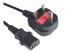IEC C7 220V UK 3pin female power cord