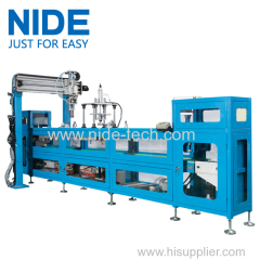 Automatic induction motor stator production machines