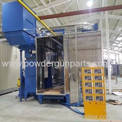 Automatic Powder Coating Machine Installed in South Korea