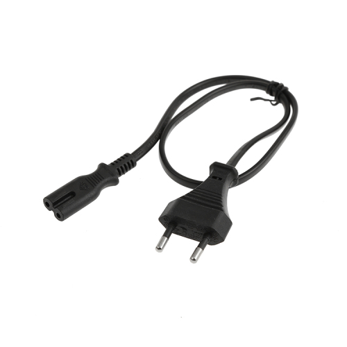 H03VVH2-F VDE Power Cord EU 2-pin Plug and Figure 8 Connector