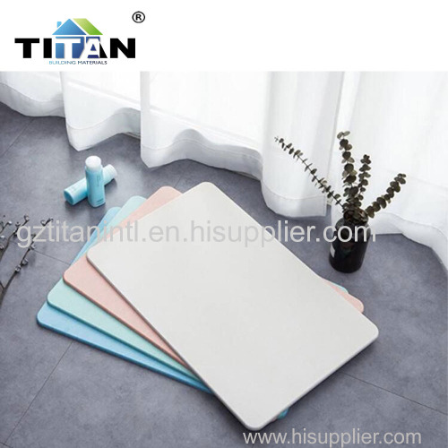 Diatomite bath room mat