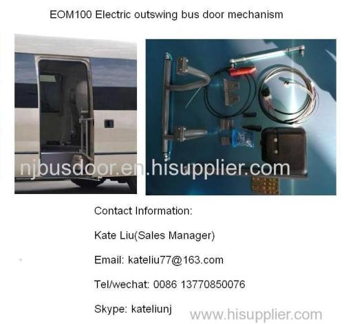 Electrical outswing bus door mechanism/Electric swing out bus door mechanism