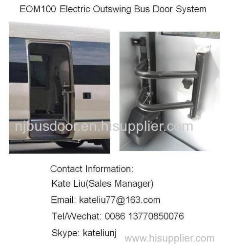 Electrical outswing bus door system/Electric swing out bus door system