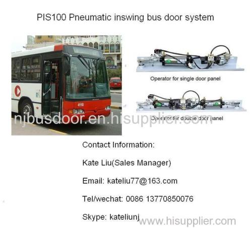 Pneumatic inswing bus door system(Single panel and double panels)