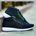 Zebra Shoes Popular Charcoal Mid-Cut Men's Running Sports Casual Shoes Sneaker Knitting Shoes