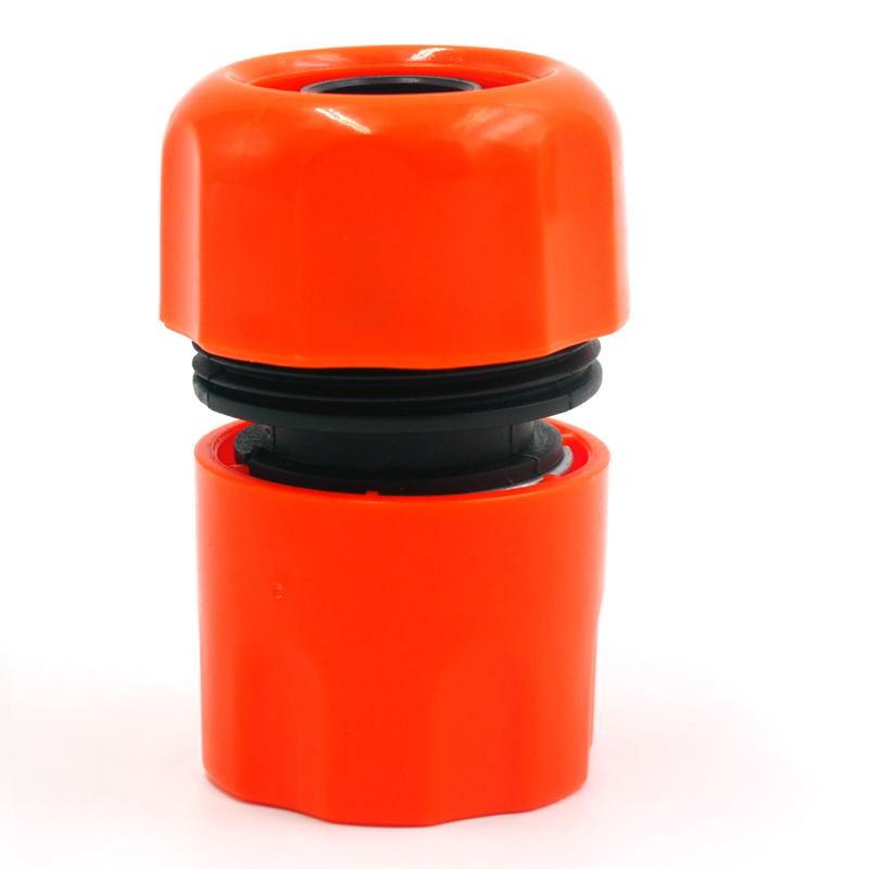 Plastic 3/4" water hose pipe quick connector