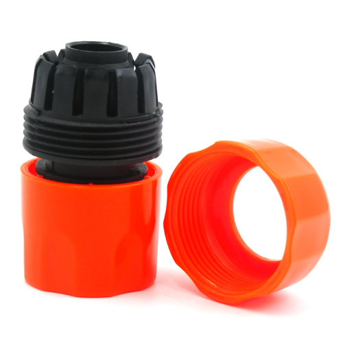 Plastic 3/4  water hose pipe quick connector