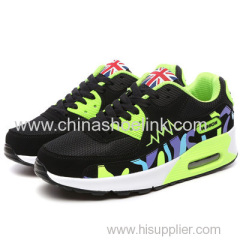 Classic sport running shoes pu sole with airbag