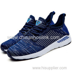 Zebra Shoes Navy Fly Knitting Sport Running Shoes Manufactor