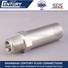 Stainless Steel Button Type Semi Automatic Quick Coupling Chemical Quick Disconnect Coupling