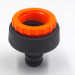 Plastic female water tap fitting with soft coated