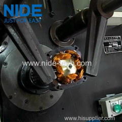 Motor stator coil servo winding inserting machine