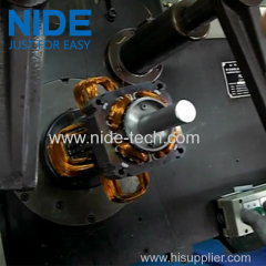 Motor stator coil servo winding inserting machine