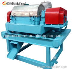 Drilling mud decanter centrifuge manufacter from china