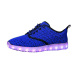 Boost Sply Red fly knitting shoes with LED lights exporter