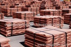 copper cathodes and gold bars/nuggets