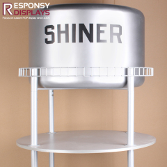 Shiner Water Tower Display Drink Beverages Shelves for Supermarket