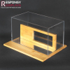bamboo board acrylic and wood case eyeglasses display box